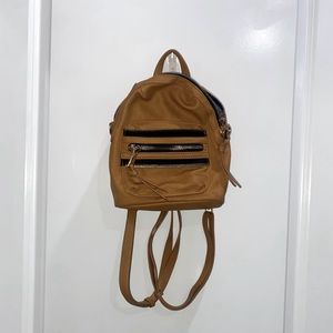Tan Mini Backpack